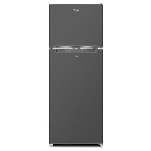 MIKA Fridge, 2 Door Top Mount Freezer Defrost, 138L, Dark Silver
MRDCD138DS