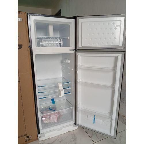 MIKA Fridge, 2 Door Top Mount Freezer Defrost, 211L, Line Silver Dark
MRDCD211LSD