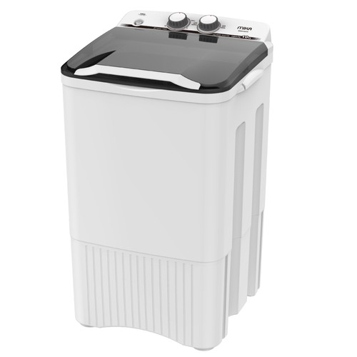 MIKA Washing Machine, 10kg, Semi Auto Single Tub, White MWSTS2110