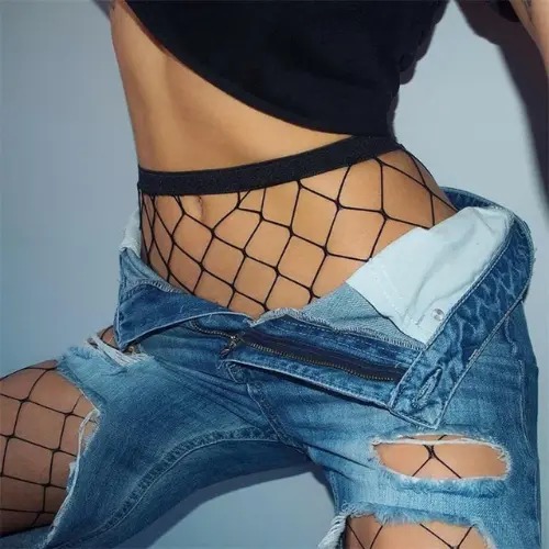 3pcs Fashion Hot Y Women Long Fishnet Designer Body Stockings Fish Net Hose Mesh Nylon Tights Thighblack