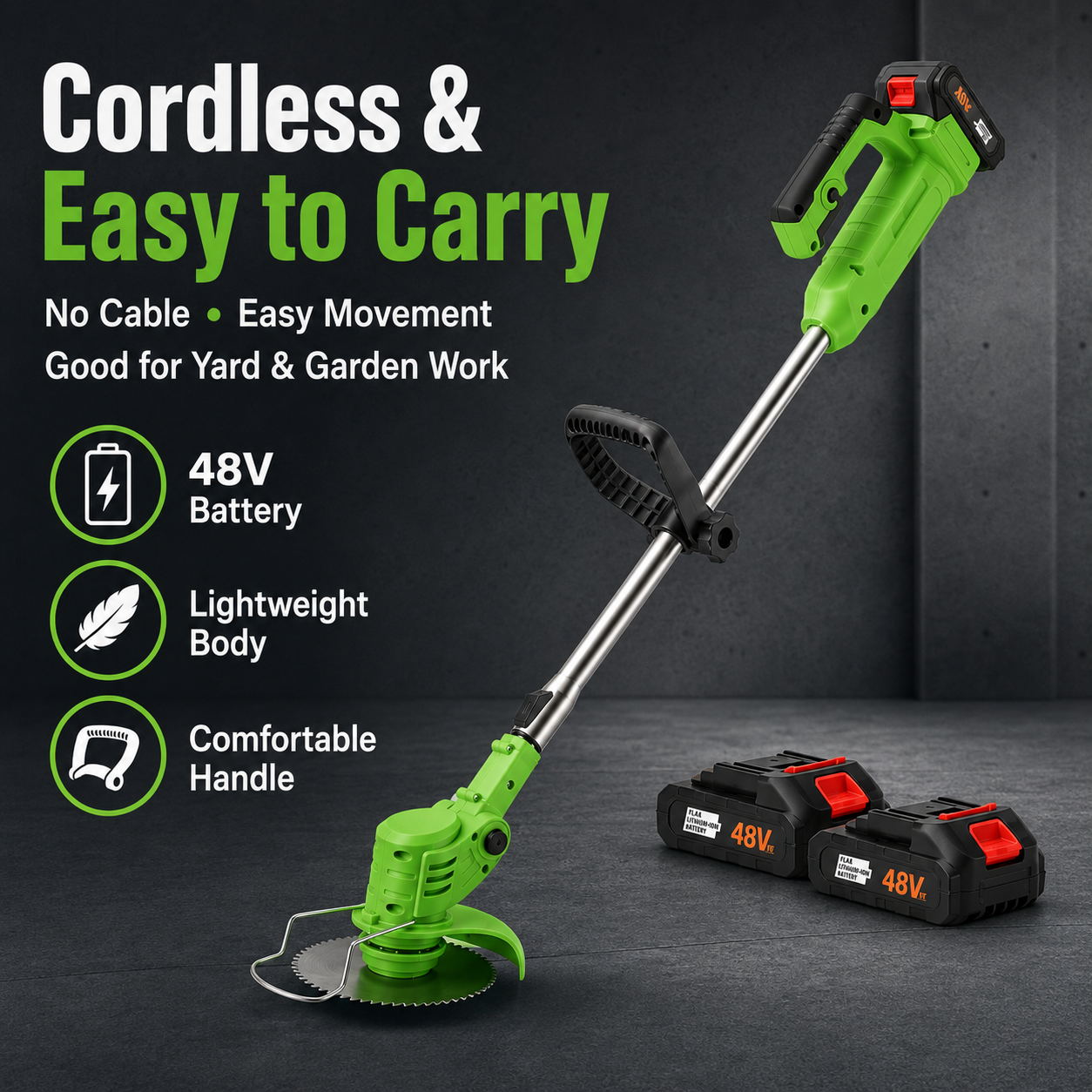 Two 21V batteries lawn mower,mowing machine,grass cutter,weeding machine,weeder,eradicator