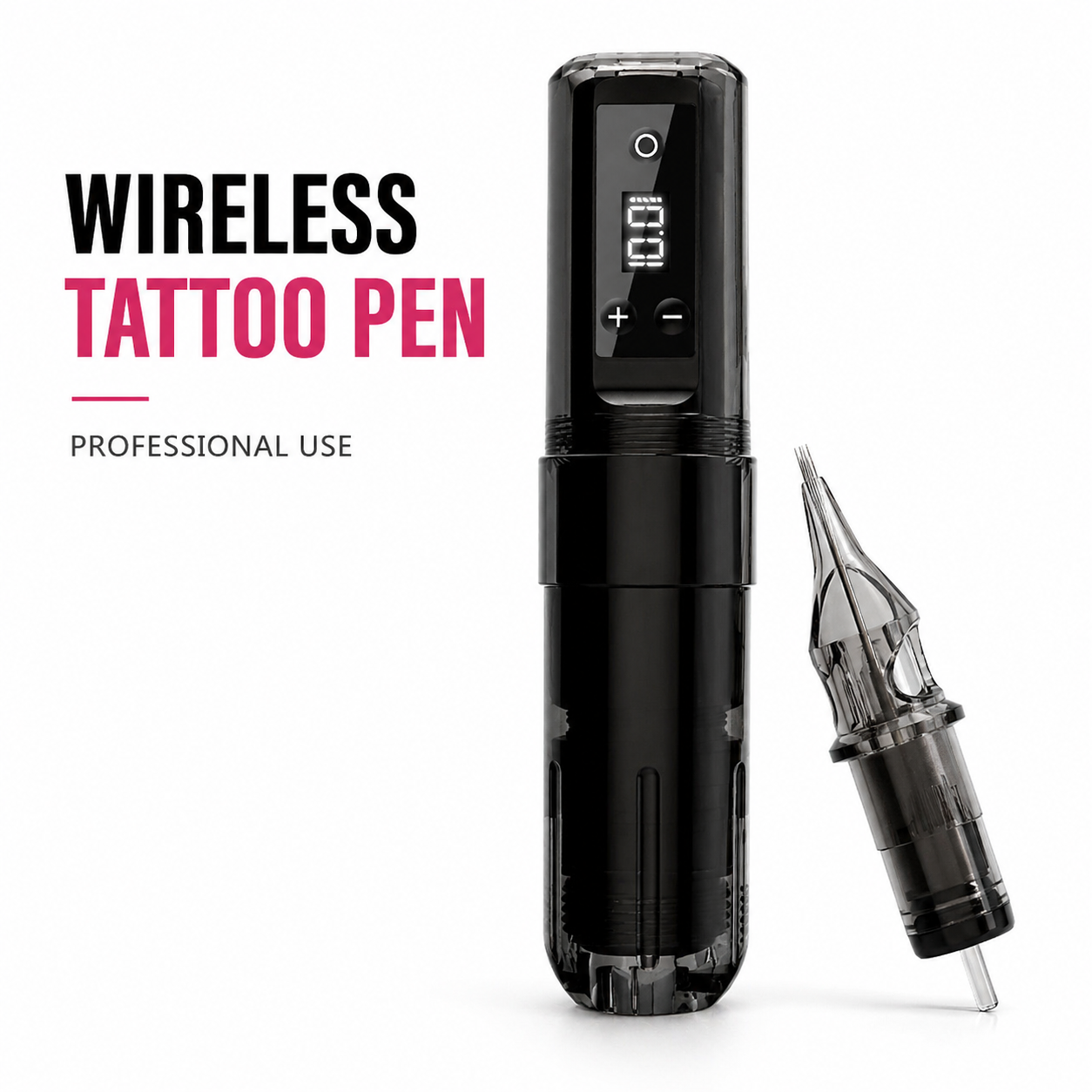 Wireless Tattoo Pen Machine – 1600mAh Battery, 3.5mm Stroke, LED Display | Professional Rotary Tattoo Gun|Tattoo Machine