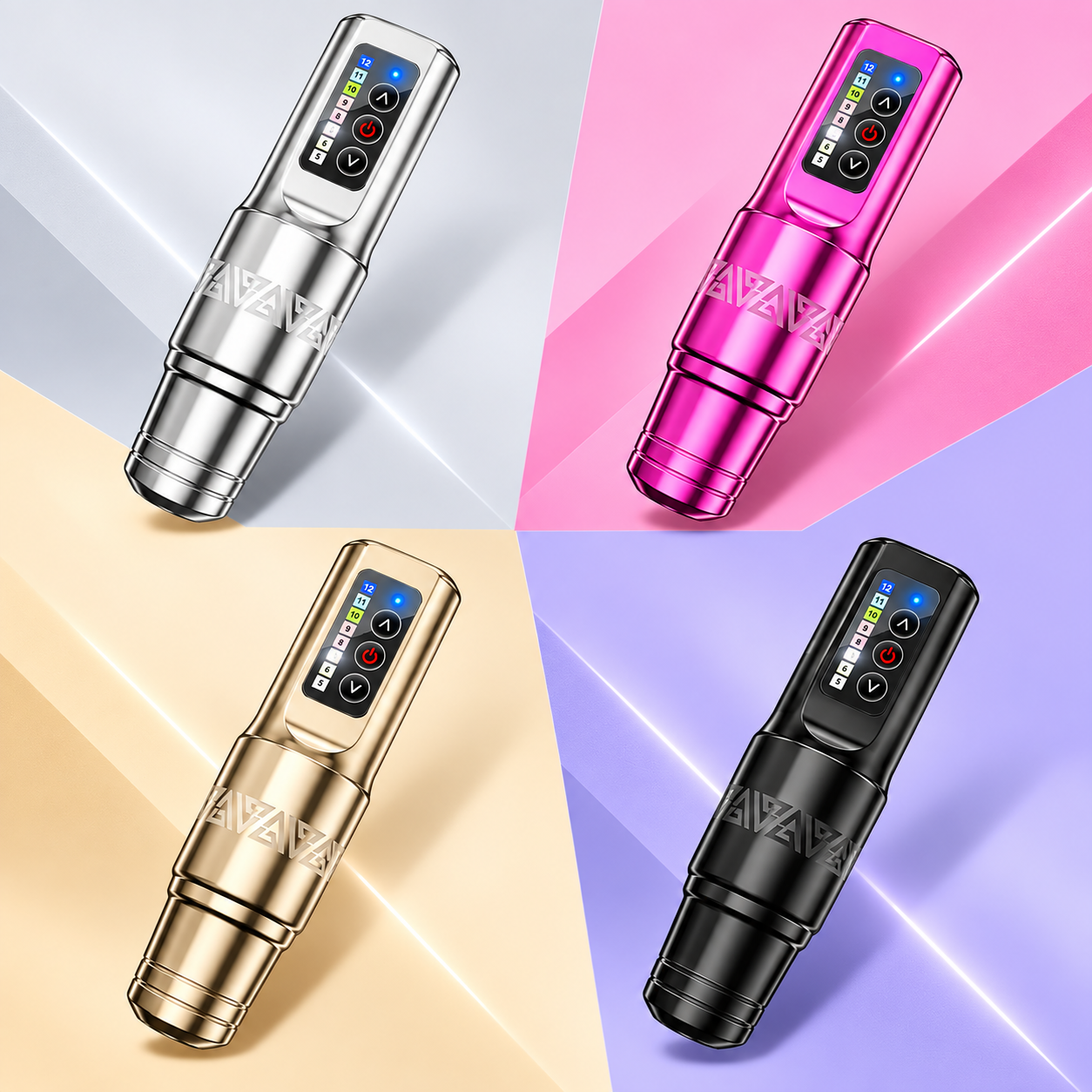 Wireless Tattoo Machine  Rechargeable Tattoo Machine 5-12V Adjustable Speed Type-C Charging Tattoo Pen for Beginners and Artists