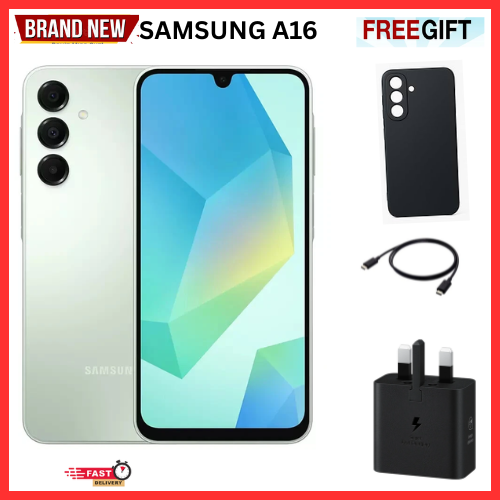 SUPER SALE  DEALS🔥🔥🔥 BRAND NEW Samsung Galaxy A16 128GB+4GB 6.7" Super AMOLED Display 50MP Triple Camera Android 14 Mediatek Helio G99 5000mAh 25W Type-C Charge Smart Phones phone