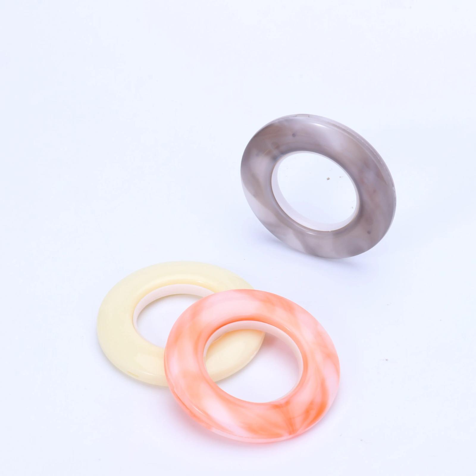 25pcs New 80mm Eyelets for curtains Designed for curtain Holes for fitting, Rod Fittings (New plastic Eyelets cloth belt accessories rings for use with curtains and curtain tapes )25pcs