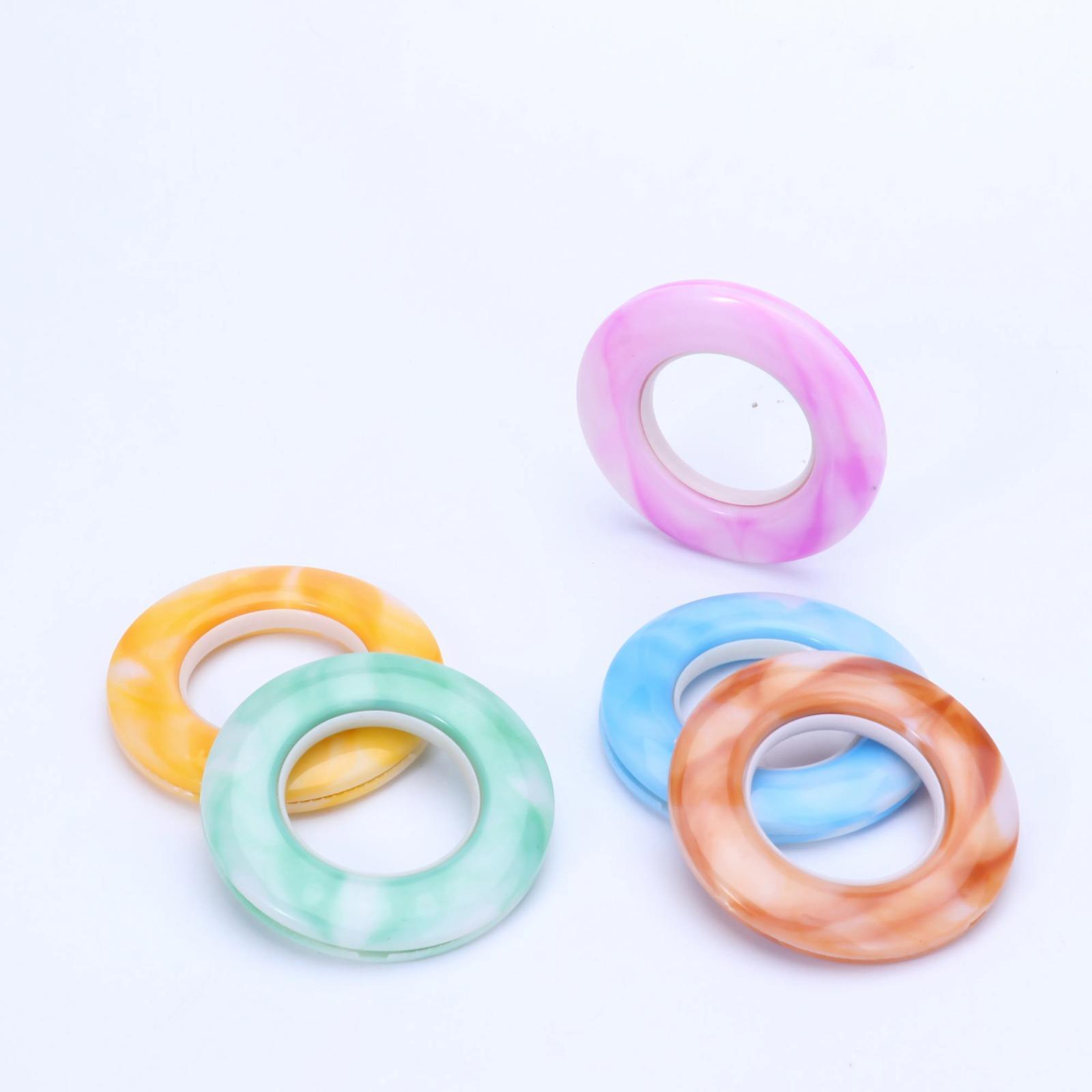 25pcs New 80mm Eyelets for curtains Designed for curtain Holes for fitting, Rod Fittings (New plastic Eyelets cloth belt accessories rings for use with curtains and curtain tapes )25pcs