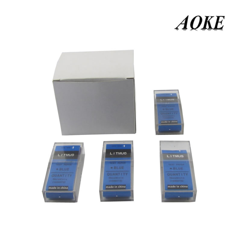 Blue Litmus Test Paper Paper Test PH Test Stick 100 strips Type Alkali Acid Measurement Water Quality Science Experiment