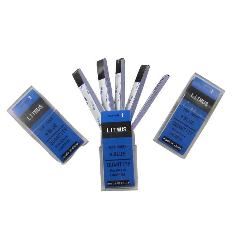 Blue Litmus Test Paper Paper Test PH Test Stick 100 strips Type Alkali Acid Measurement Water Quality Science Experiment