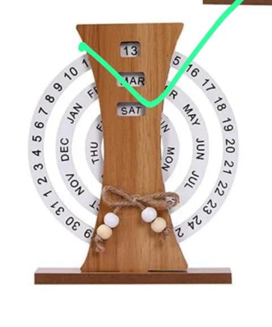 CALENDAR CREATIVE ROTATABLE MOON DISK CALENDAR, DESK CALENDAR, WOODEN CALENDAR DESK DECORATION ACCESSORIES FOR HOME OFFICE DECOR, REUSABLE YEARLYSOLID WOOD MODERN LUXURY LIVING ROOM/OFFICE DESK CALEND