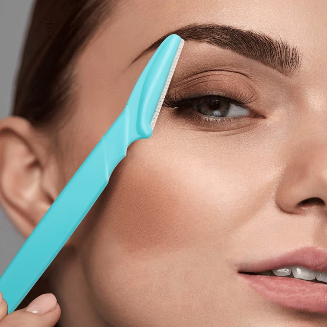 3PCS Eyebrow Razor Set for Women & Men | Stainless Steel Precision Facial Hair Remover | Portable Eyebrow Trimmer for Face, Peach Fuzz & Dermaplaning, for precise eyebrow shaping,