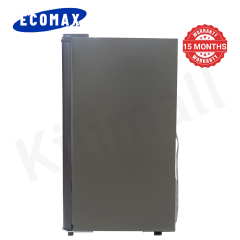 ECOMAX 90L Fridge Single Door BCD-90 Mechanical Temperature Control Glass Storage Shelf Lock and Keys Energy Saving Compact Household Refrigerator