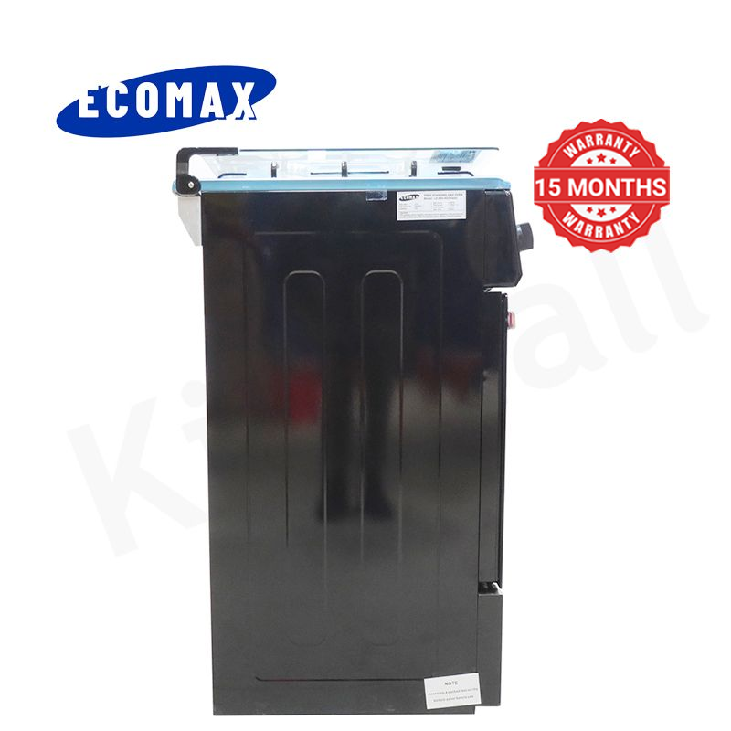 ECOMAX 4 Gas Cooker + Gas Oven 4 Burners Free Standing Gas Cooker Cooking Range with 55L Oven Automatic lgnition LX-680-4G