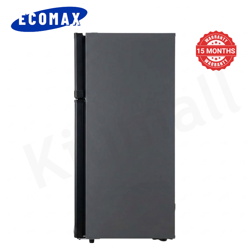 ECOMAX 108L Double Door Fridge and Freezer, Energy Saving Compact Refrigerator with Fast Cooling, KD-108 Household Appliances for Kitchen