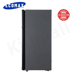 ECOMAX 108L Double Door Fridge and Freezer, Energy Saving Compact Refrigerator with Fast Cooling, KD-108 Household Appliances for Kitchen