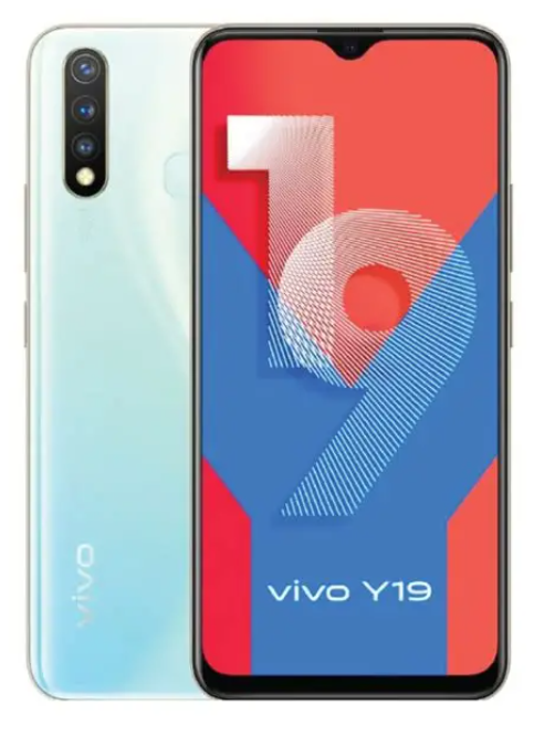 Refurbished Vivo Y19 Smart Phone 6GB RAM+128GB ROM large storage, Fingerprint/Face unlock,16MP Ultra Clear Triple Camera, 6.53 Inch HD Screen, 5000mAh Big Battery ,Camera /Live Streaming/gaming Phone.