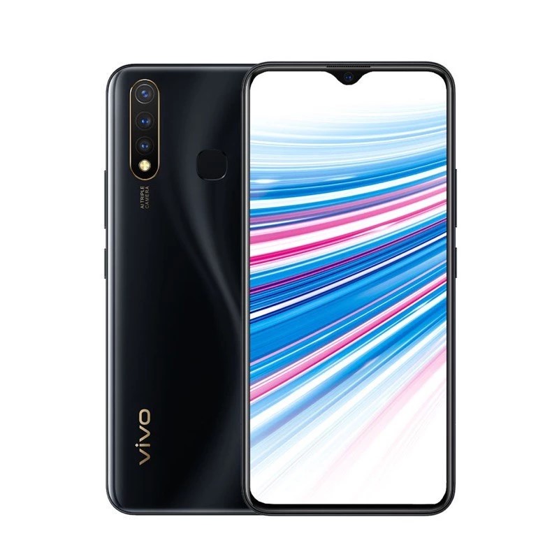Refurbished Vivo Y19 Smart Phone 6GB RAM+128GB ROM large storage, Fingerprint/Face unlock,16MP Ultra Clear Triple Camera, 6.53 Inch HD Screen, 5000mAh Big Battery ,Camera /Live Streaming/gaming Phone.