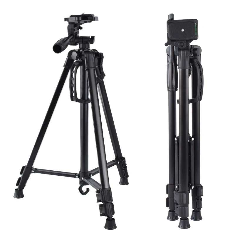 3366 Universal Camera Tripod Stand Mobile Phone Tripod Smartphone Holder Adjustable Lightweight Digital Camera Tripod for Photography, Video Recording, Live Streaming, TikTok, YouTube and Vlogging