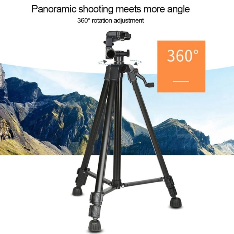 3366 Universal Camera Tripod Stand Mobile Phone Tripod Smartphone Holder Adjustable Lightweight Digital Camera Tripod for Photography, Video Recording, Live Streaming, TikTok, YouTube and Vlogging