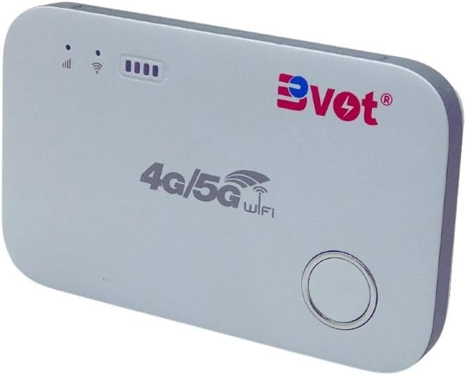 BVOT M88 Portable Wireless WiFi Router 4G 5G MiFi Hotspot 150Mbps Unlock Mobile Internet Device with 1500mAh Battery for Smartphones, Laptops, Tablets & Smart TVs