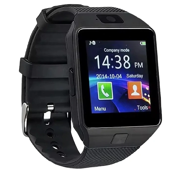 DZ09 W007 Smart Watch Bluetooth Smartwatch with Camera GSM SIM Card Call SMS Notification Fitness Tracker Music Player TF Card Support for Android and iOS