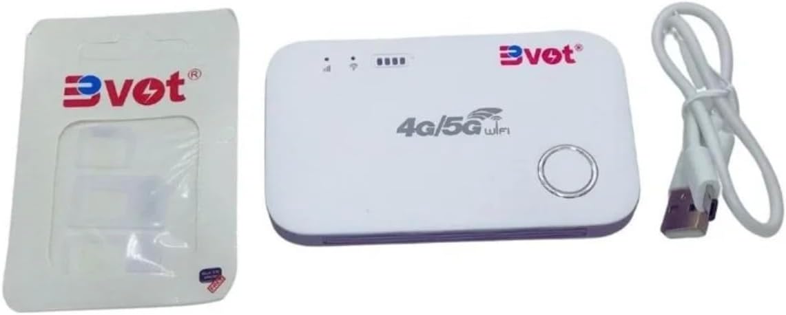 BVOT M88 Portable Wireless WiFi Router 4G 5G MiFi Hotspot 150Mbps Unlock Mobile Internet Device with 1500mAh Battery for Smartphones, Laptops, Tablets & Smart TVs