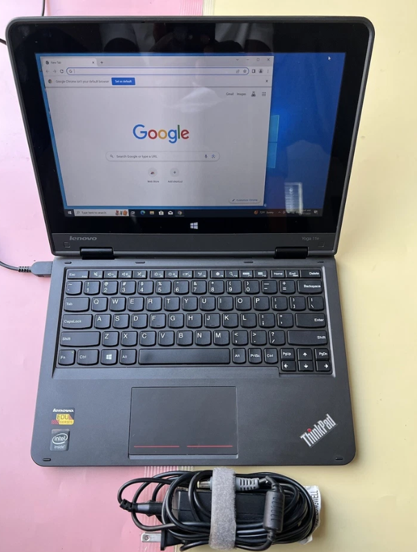 Lenovo Yoga 11e Intel pentium 8GB RAM 128GB SSD 11.6 Inch Screen Size Ultra Slim Laptop With Windows 10 and Microsoft Office Installed | Refurbished laptop