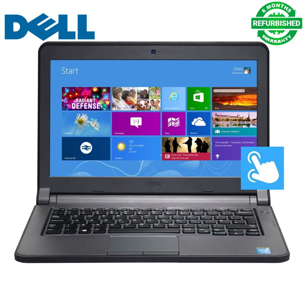 {free mouse} ,Refurbished Dell Latitude 3340  touchscreen Core I5 8GB Ram 500GB 13.3 Inch screen Size Ultra Slim Laptop With Windows 10 and Office 2016