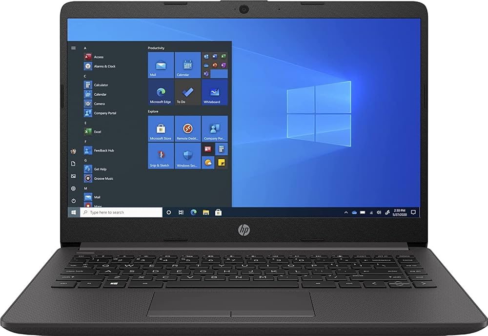 HP 245 G8 amd processor 3050U 8GB RAM 128 GB SSD @ 1.70GHz 14 Inch Screen Size Refurbished Laptop With Windows 11Pro and Microsoft Office Installed Computer Notebook