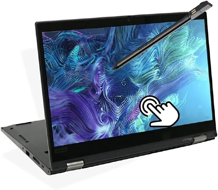 (FREE  MOUSE} Refurblished Lenovo Thinkpad L13 yoga ,  Intel Core i5 10th Gen laptop 8GB RAM 128GB ssd  x360 touchscreen , with stlyus pen HDMI ,Bluetooth HD webcam Intel HD
