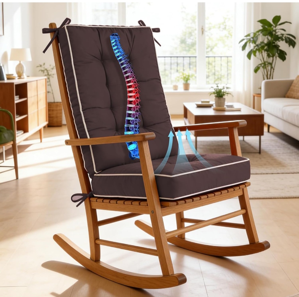 1Pc Rocking Chair Cushion