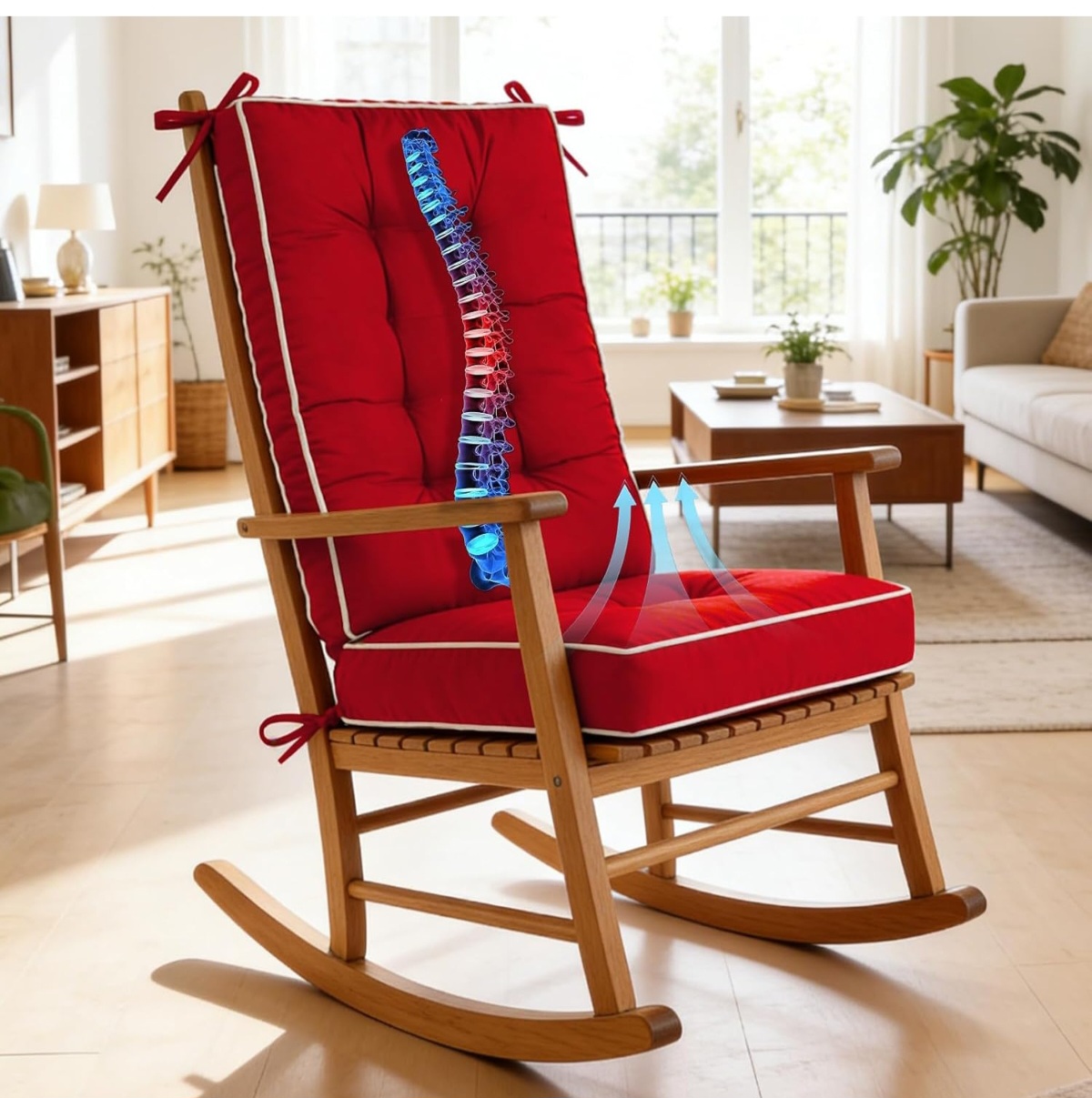 1Pc Rocking Chair Cushion