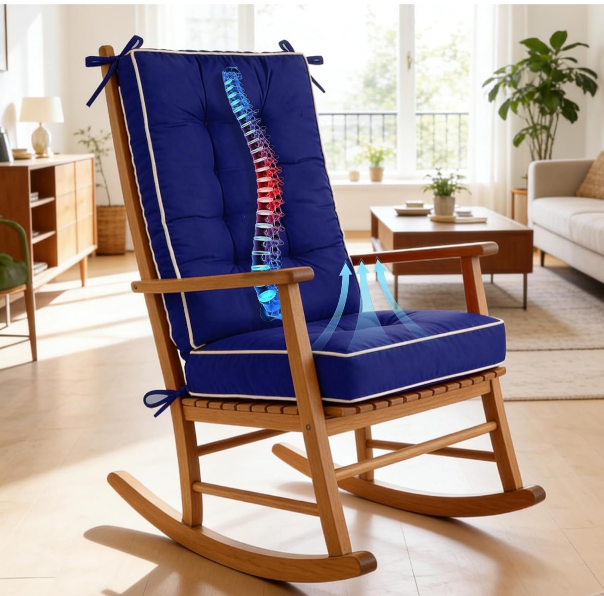 1Pc Rocking Chair Cushion