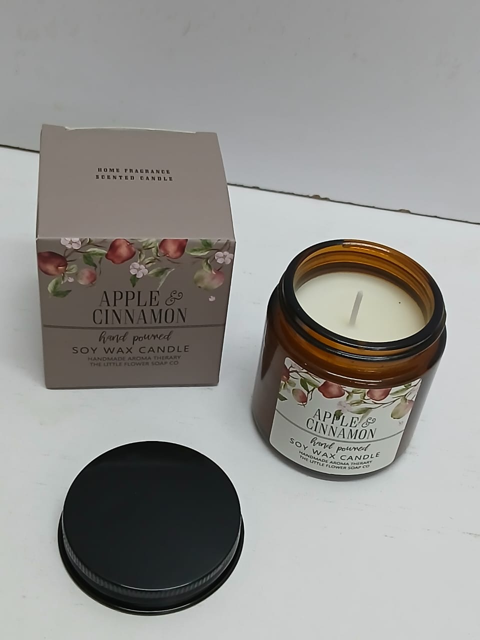 Luxury Aromatherapy Scented Soy Wax Candle in Glass Jar – Long Lasting Home Fragrance Candle for Bedroom, Spa & Relaxation