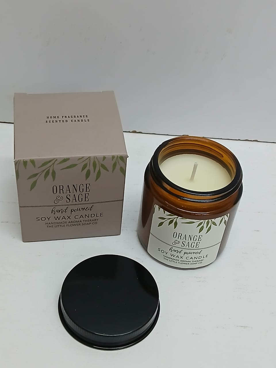 Luxury Aromatherapy Scented Soy Wax Candle in Glass Jar – Long Lasting Home Fragrance Candle for Bedroom, Spa & Relaxation