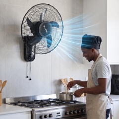 IPCONE 18 inch wall mount fan 5 blades 3 speed powerful motor fan electric cooling fan cooler wall mounted fan