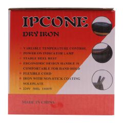 IPCONE Deluxe Dry Iron Box Stainless Steel Bottom Plate Irons Steamers HT-YD-1001