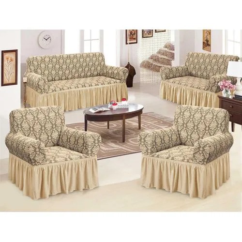 Imported Heavy Duty Sofa Slipcovers – Jacquard & Bubble Fabric Turkey Sofa and Loose Covers,  7 Seater, 5 seater, 3 Seater, 2 Seater & 1 Seater