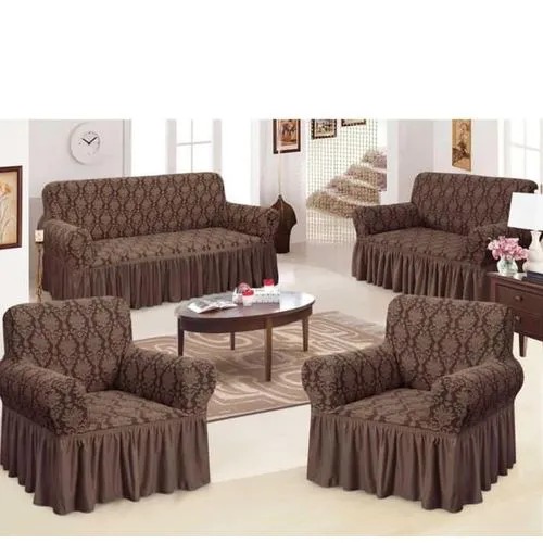 Imported Heavy Duty Sofa Slipcovers – Jacquard & Bubble Fabric Turkey Sofa and Loose Covers,  7 Seater, 5 seater, 3 Seater, 2 Seater & 1 Seater