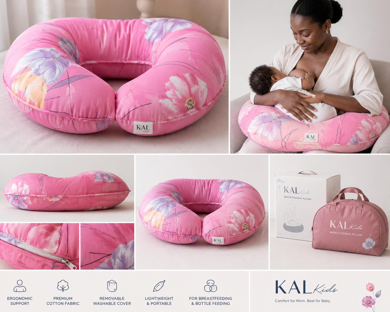 Premium Kal Kids single  breastfeeding pillow