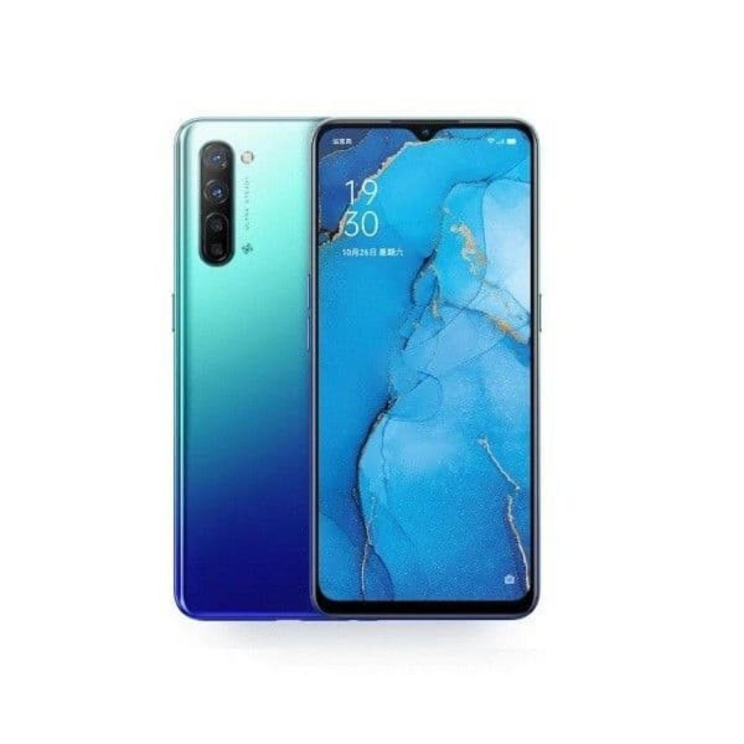 OPPO Reno 3 Pro 5G Smartphone has 8GB RAM 128GB Storage 6.4 Inch AMOLED Display Dual Punch-Hole Camera 48MP Quad Camera 5G Network Fast Charging Fingerprint Unlock Slim Premium Design Android Phone