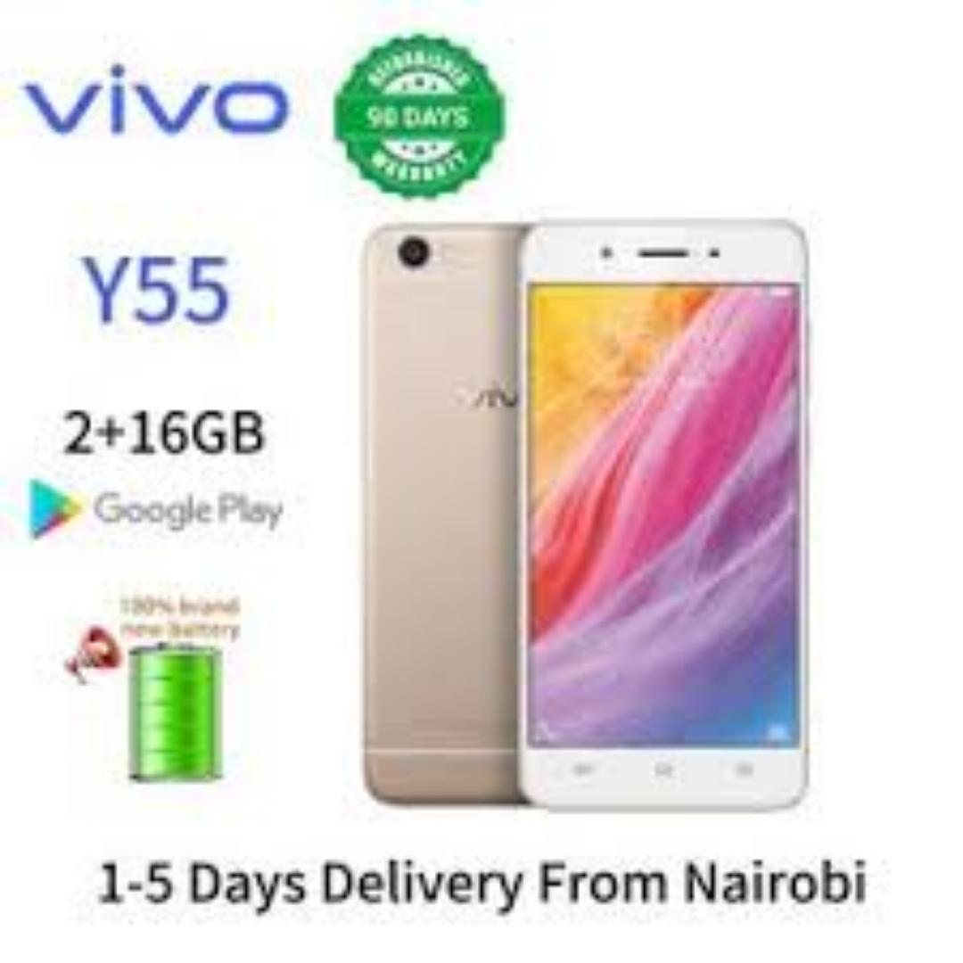 Vivo Y55 Smartphone features a 2GB RAM 16GB Storage 5.2 Inch HD Display Dual SIM Android Mobile Phone 8MP Rear Camera Snapdragon Processor Expandable Storage Slim Design Long Battery Life 4G LTE
