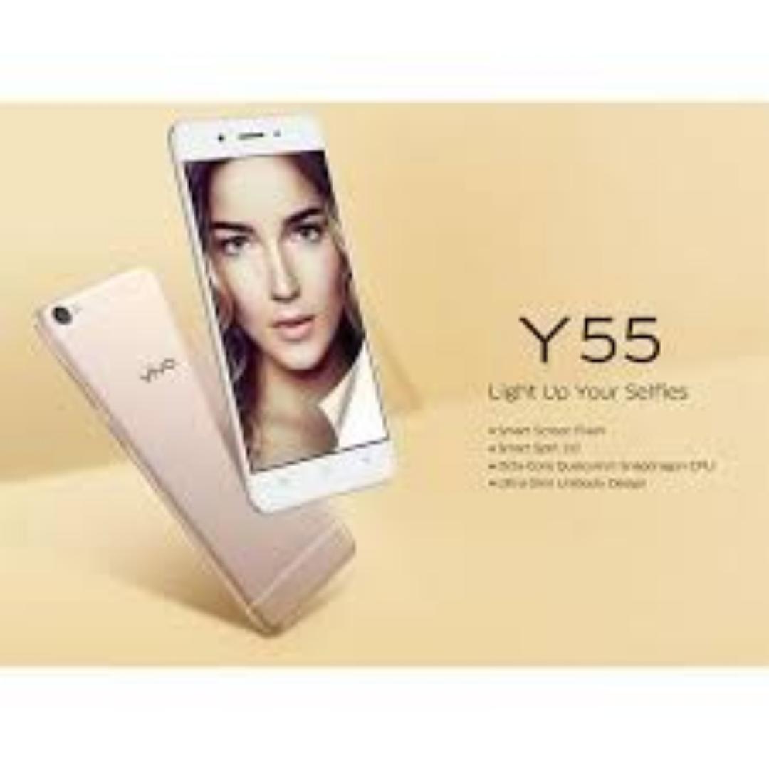 Vivo Y55 Smartphone features a 2GB RAM 16GB Storage 5.2 Inch HD Display Dual SIM Android Mobile Phone 8MP Rear Camera Snapdragon Processor Expandable Storage Slim Design Long Battery Life 4G LTE