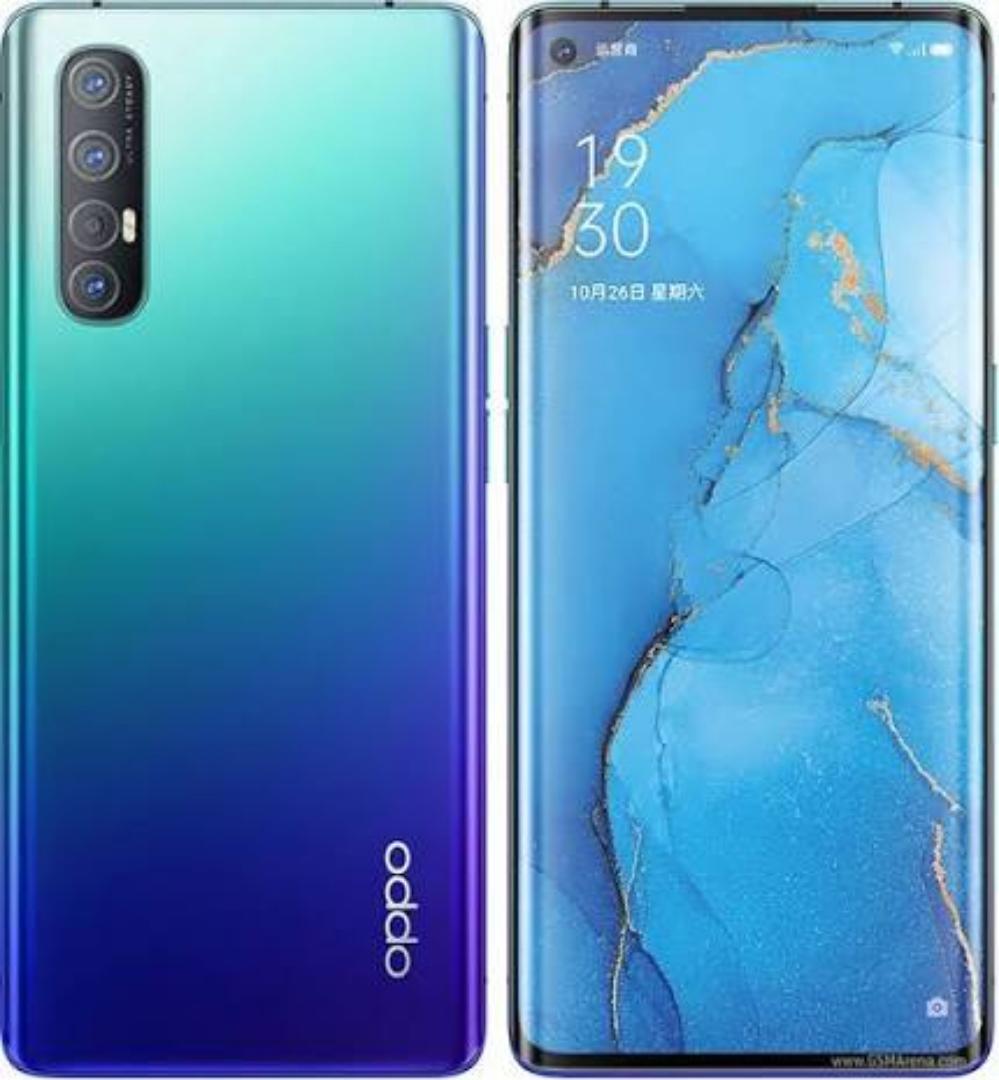 OPPO Reno 3 Pro 5G Smartphone has 8GB RAM 128GB Storage 6.4 Inch AMOLED Display Dual Punch-Hole Camera 48MP Quad Camera 5G Network Fast Charging Fingerprint Unlock Slim Premium Design Android Phone