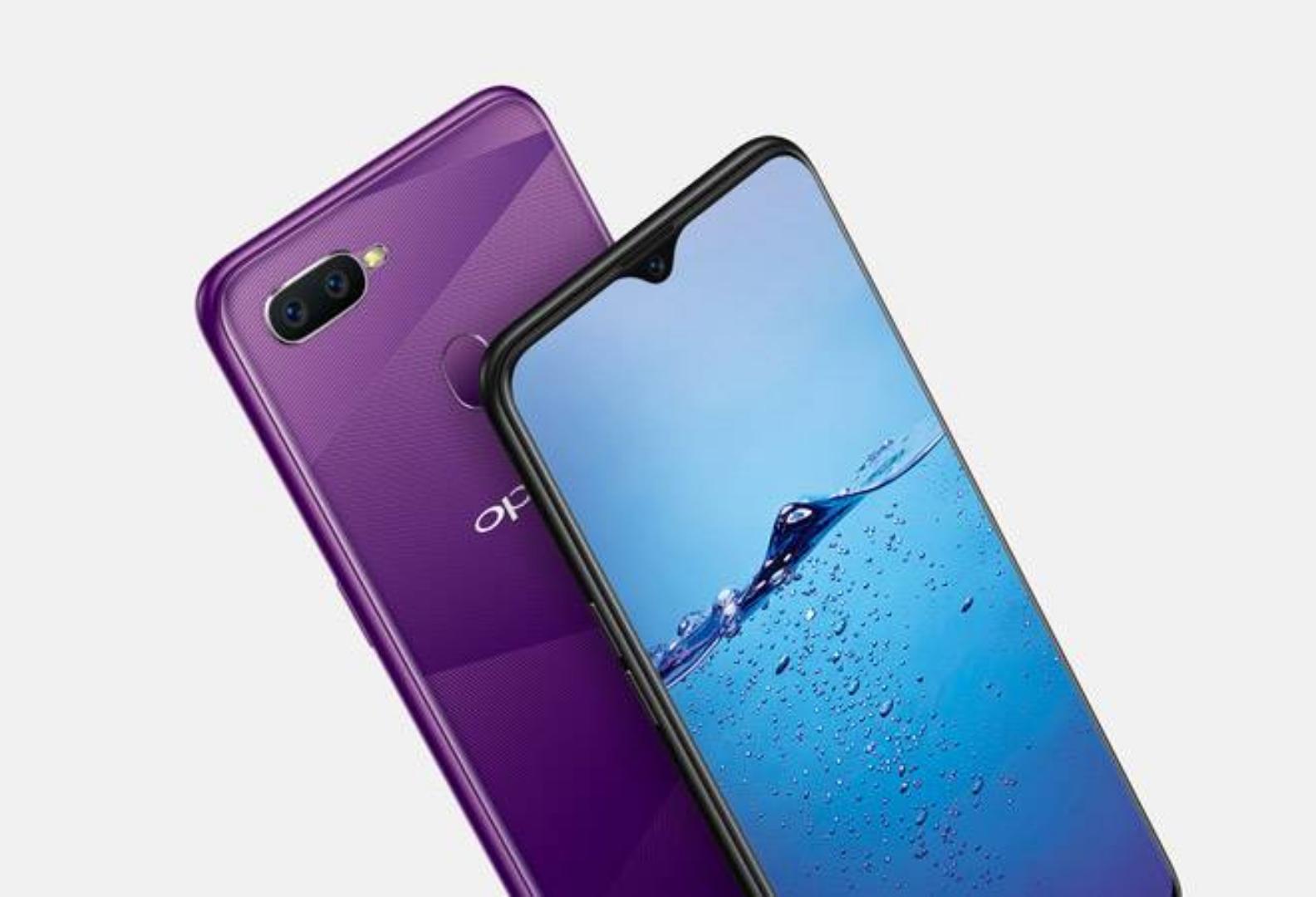 OPPO F9 Smartphone 4GB RAM 128GB Storage 6.3 Inch Waterdrop Display Dual SIM Fast Charging Fingerprint Sensor AI Dual Camera Android Mobile Phone