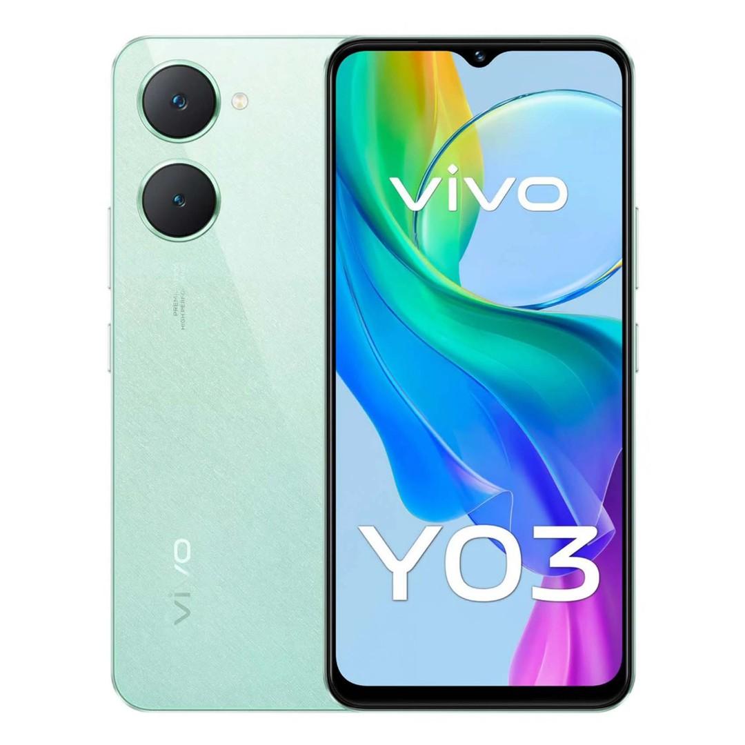 Vivo Y03 4GB RAM 64GB ROM Smartphone, 6.56" 90Hz Display, 5000mAh Battery, 13MP AI Camera, Android 14, Dual SIM, Face Unlock, Fast Performance, Stylish Design Mobile Phone