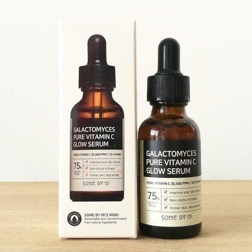 Some By Mi By Mi Galactomyces Pure Vitamin C & Niacinamide Glow Serum. Removes Dark Spots, Blemishes, Hyperpigmentations, Wrinkles, Brightens, Moisturizes, Glows, Smooths & Evens the skin tone