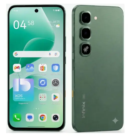 Hot Deal 🔥 Infinix Hot 70 Pro 5G 8+256GB 6.7" 144Hz AMOLED Display 50MP Camera 6000mAh Battery 45W Fast Charging Dual SIM IP68 Dust & Waterproof Android 16 Side-Fingerprint AI Powered Smartphone