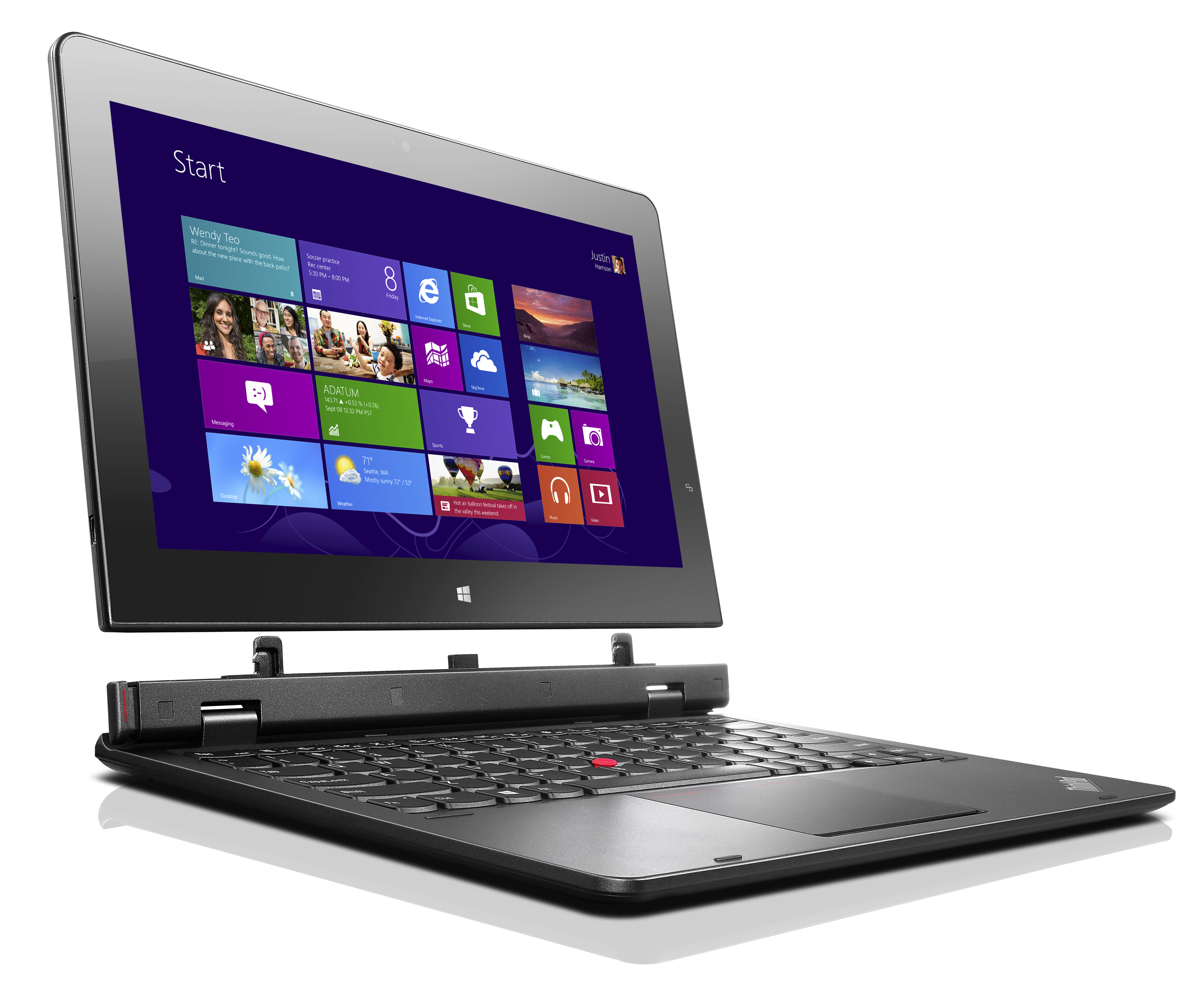 CERTIFIED BY KILIMALL | Lenovo ThinkPad Helix Detachable Ultrabook TOUCHSCREEN | 8GB RAM 256GB SSD | 12 Inch Full HD | 2 in 1 Laptop | 90% Battery Health | 9 Months Warranty | KiliCertified