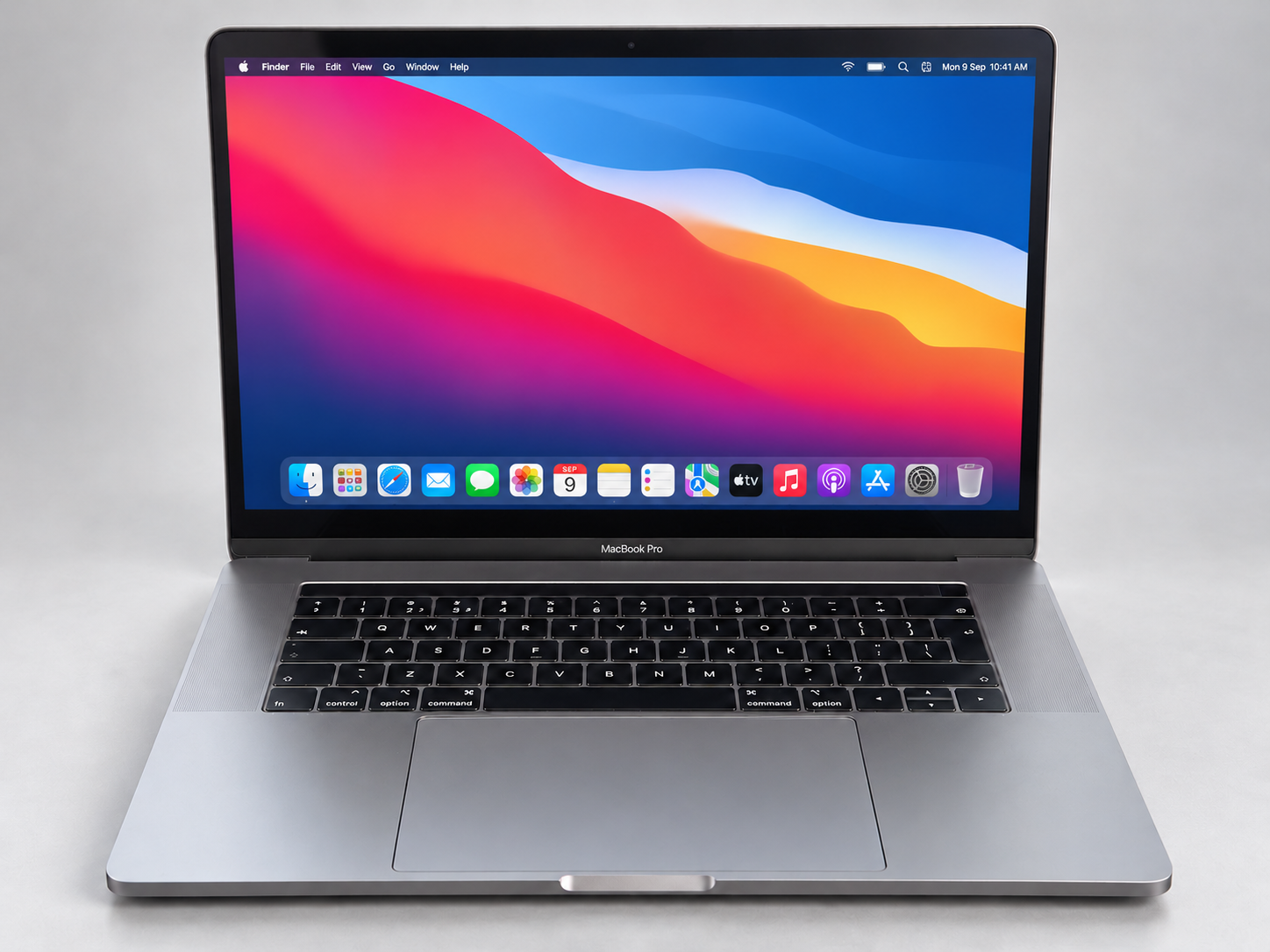 Apple MacBook Pro A1990 (2018), Intel Core i7 2.2GHz 6-Core, 16GB RAM, 256GB SSD, AMD Radeon Pro 555X 4GB, 15.4-inch Retina, Touch Bar — Refurbished