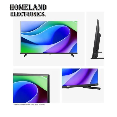HISENSE 43" INCH SMART TV SMART DIGITAL TELEVISION FULL HD RESOLUTION 43A4 SERIES NETFLIX YOUTUBE TV DTS INBUILT DECODER WIFI VIDAA OS NATURAL COLOR ENHANCER 1 YEAR WARRANTY.